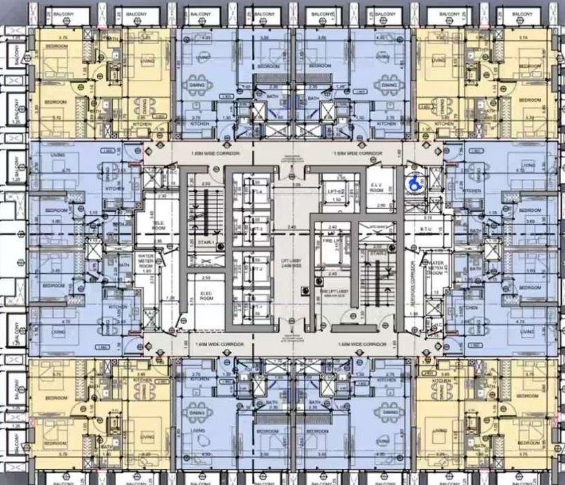 JVC 30104 – 12–23. katlar kat planı (temsili)