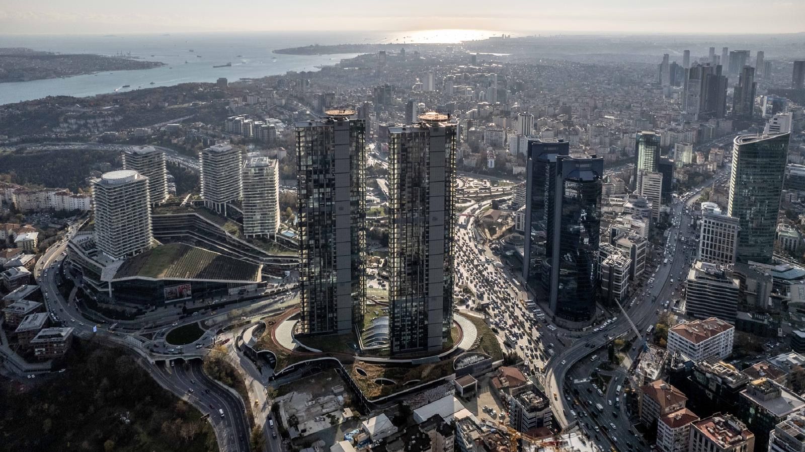 Çiftçi Towers, Бешикташ — Вид на Босфор