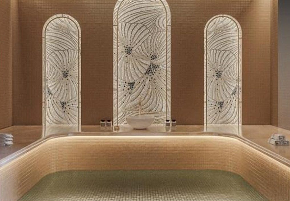 Turkish bath (hammam) — render